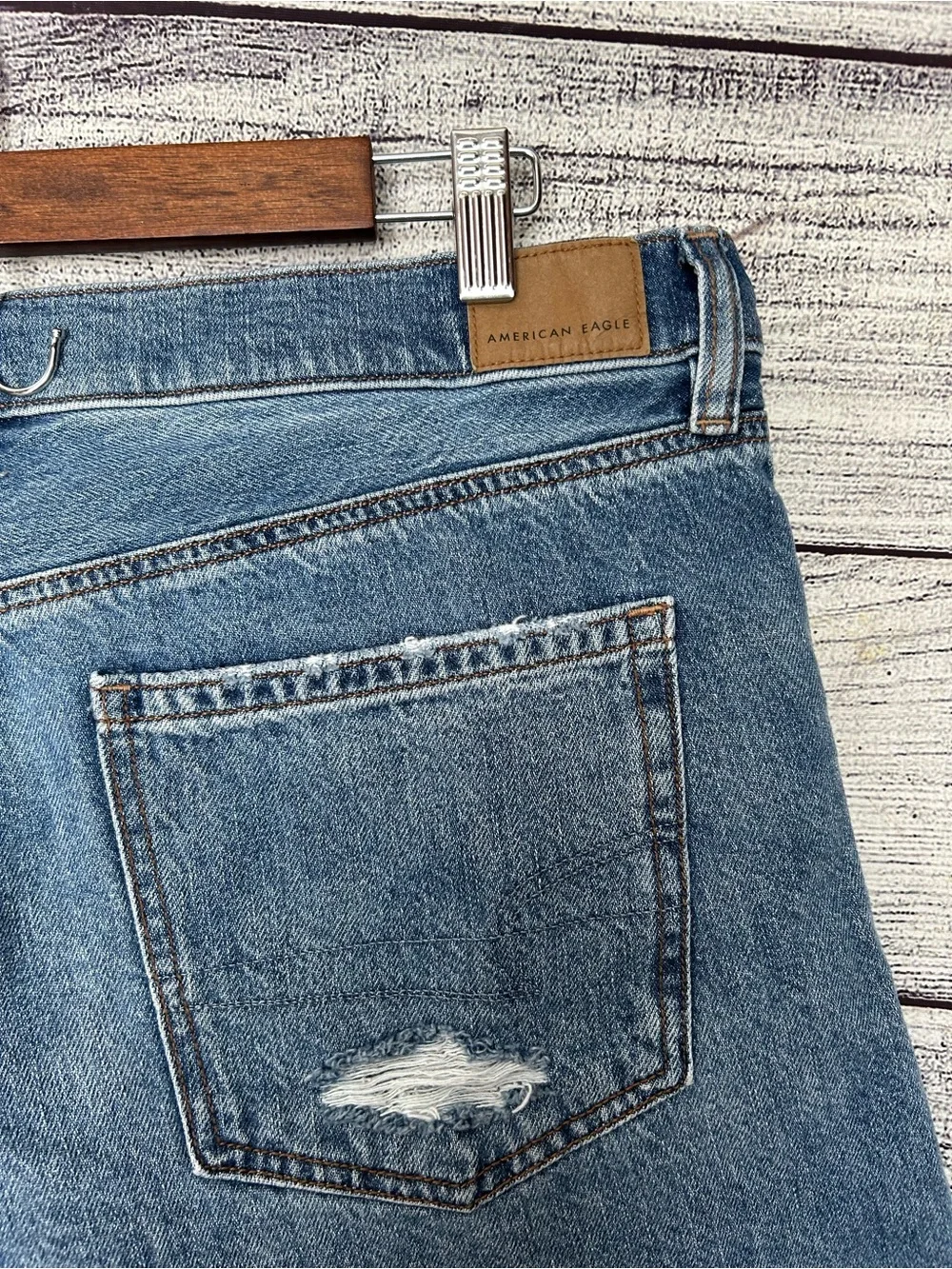 American Eagle ‘90s Boyfriend Bermuda denim short jorts size 16